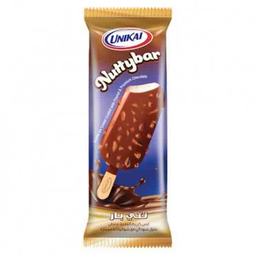 UNIKAI NUTTY BAR WITH STICK ايس كريم نوتي بار يونيكاي 