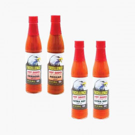 EXCELLENCE HOT SAUCE ASSTD 4X3OZ شطه حاره  اكسلنش