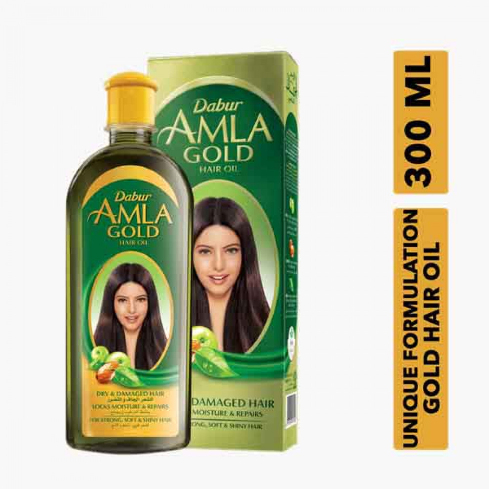 DABUR AMLA GOLD HAIR OIL 300 ML زيت الشعر دابر املا الذهبي300ملي