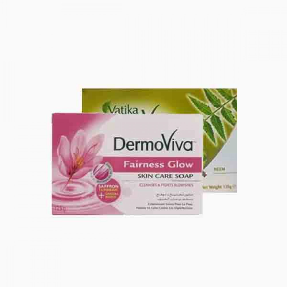 DABUR V/DERMOVTA SOAP 6X125GM ASSTD صابون الوجه 6X125جرام