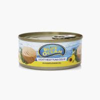 BLUE OCEAN TUNA FISH SOLID SUNFLOWER OIL 160 GM سم..