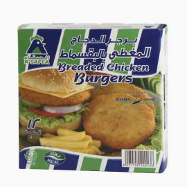 ASAFFA BREADED CHICKEN BURGER 2X660GM برجر دجاج الصفاء 2×660جرام