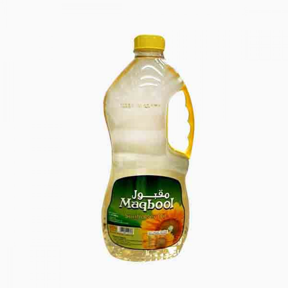 MAQBOOL SUNFLOWER OIL 1.8LTR زيت دوار الشمس مقبول 1.8 لتر  