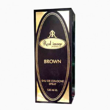 REAL IMAGE PERFUME BROWN 120ML عطر ريال مدريد البني الرجالي 120 مل