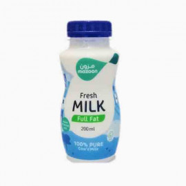 MAZOON MILK FULL FAT 200ML حليب مزون كامل الدسم 2 لتر