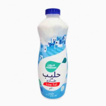 MAZOON MILK LOW FAT 1LTR حليب مزون قليل  الدسم 1 لتر 