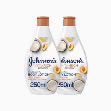 J&J BODY LOTION ASSDT 2X250ML 0