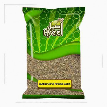 ASEEL BLACK PEPPER POWDER 500GM فلفل اسود مطحون اصيل 500جرام