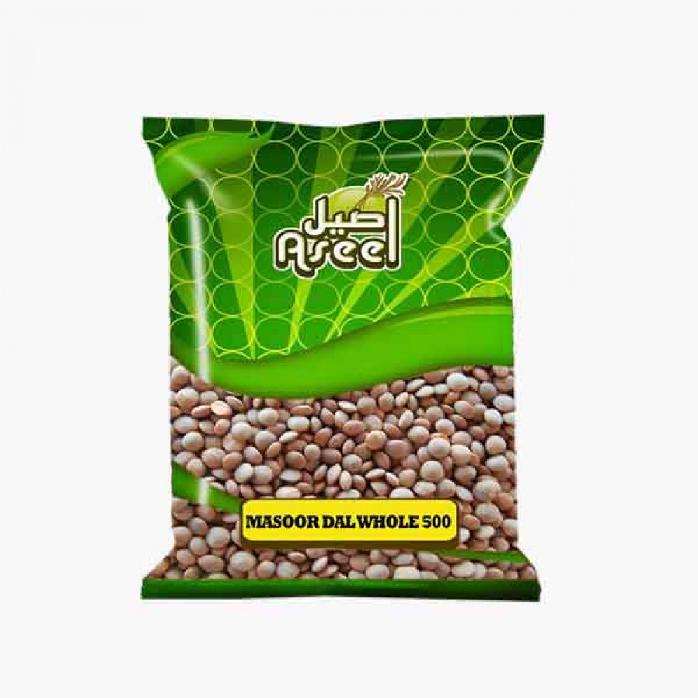 ASEEL MASOOR DAL WHOLE 500GM دال احمر كامل اصيل 500جرام