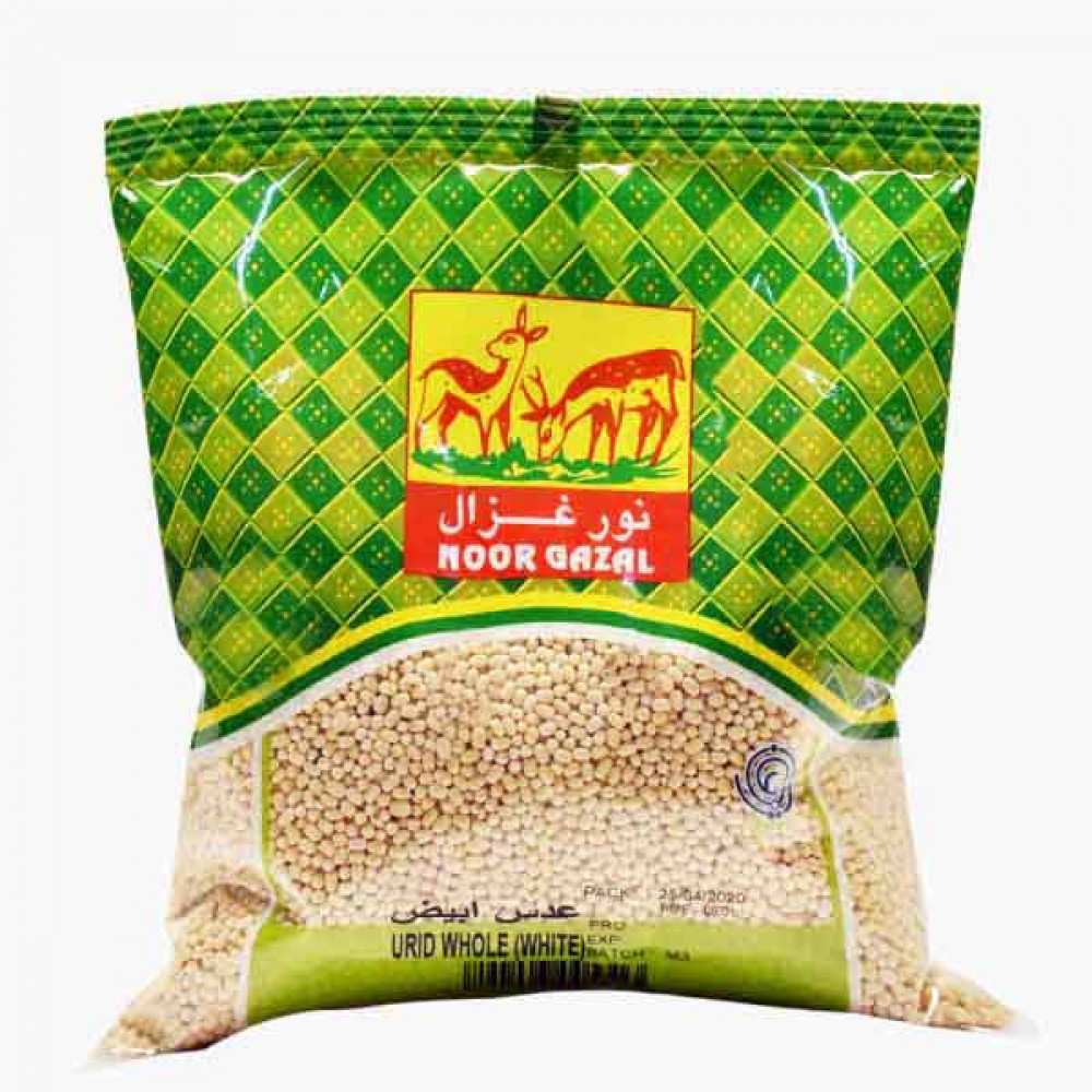 GAZAL URID WHOLE ( WHITE ) 1KG عدس ابيض غزال1كجم