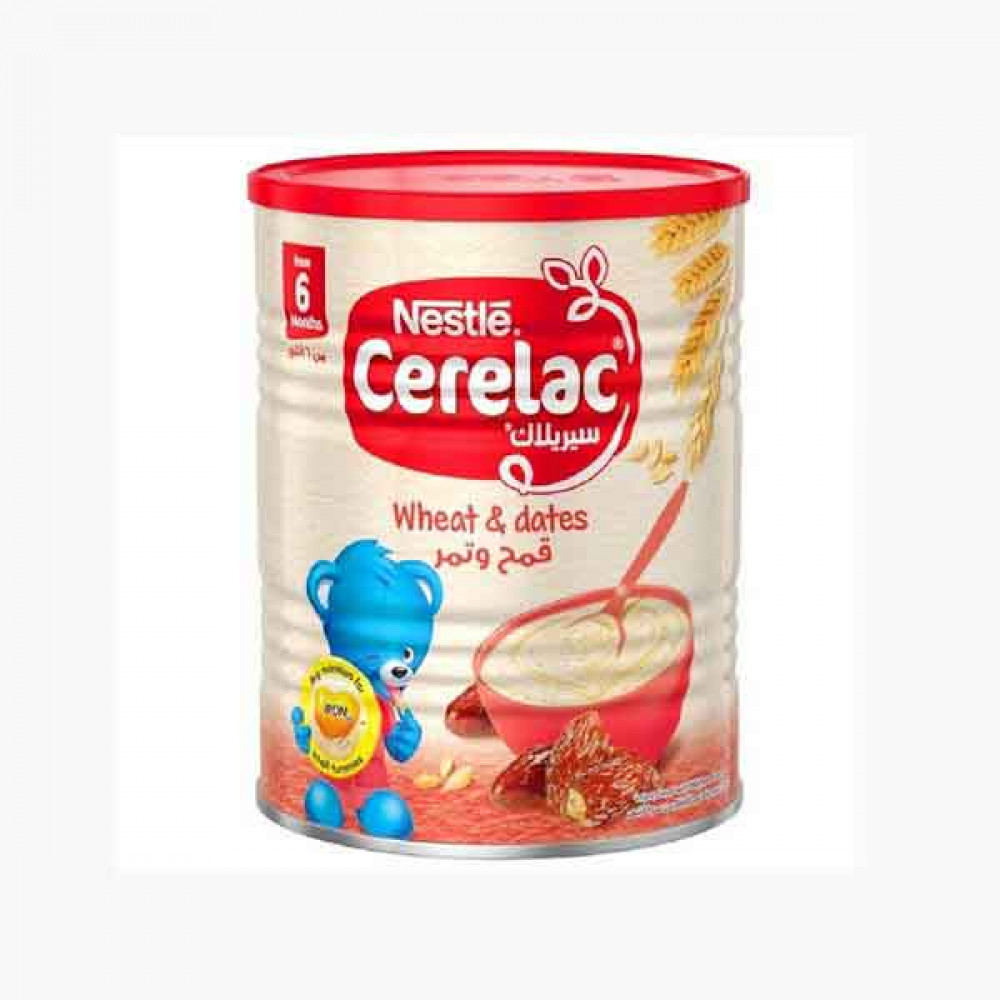 NESTLE CERELAC BL CARE WHEAT DATES 400GM سيريلاك قمح مع تمر400جرام