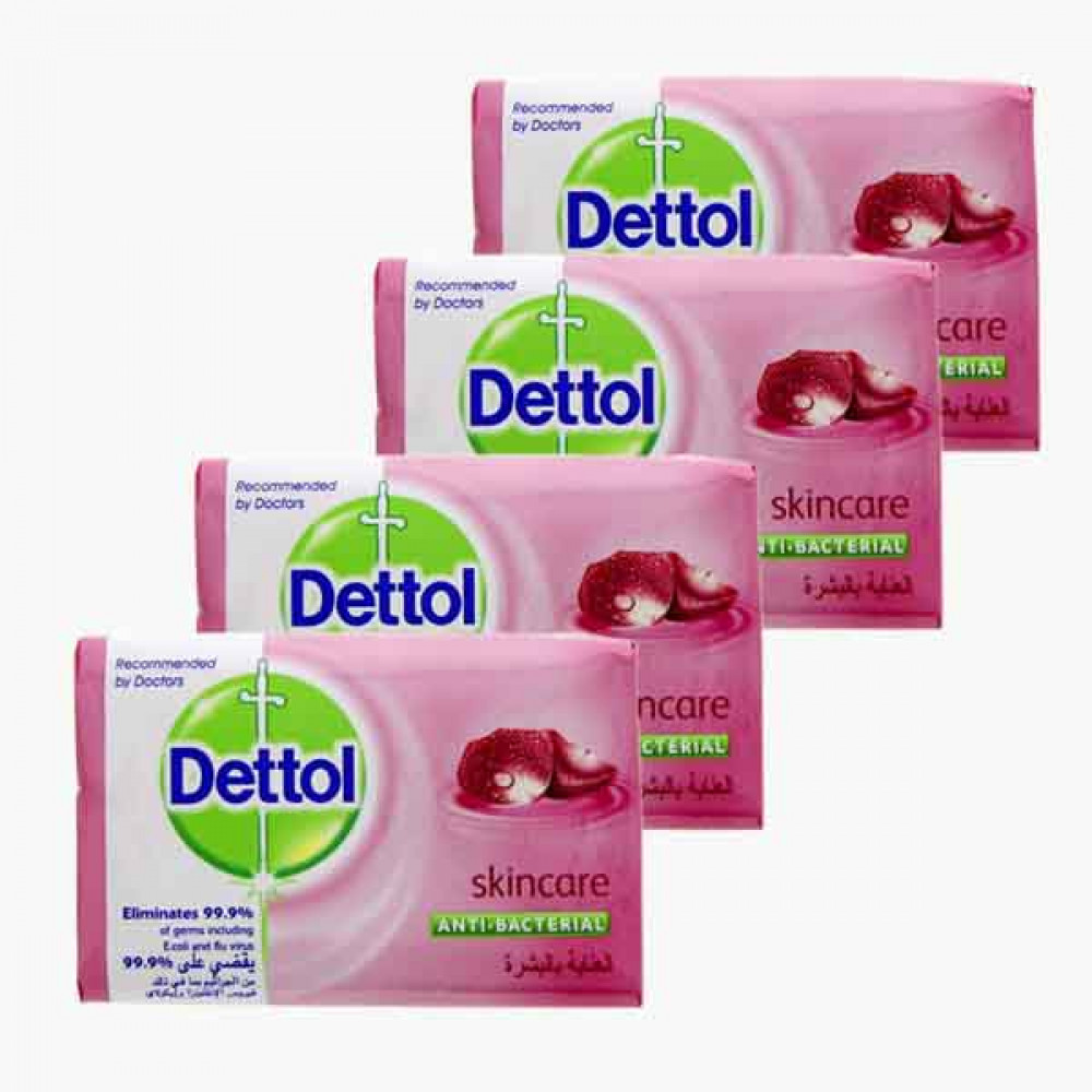 DETTOL SKIN CARE 120GM (3+1) OFFER صابون ديتول 4x120حبه