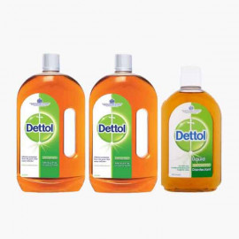 DETTOL LIQUID 2X1 LTR + 500ML 0