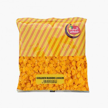 AL BADAR GOLDEN RAISINS 200GM زبيب ذهبي البدر 200 غرام