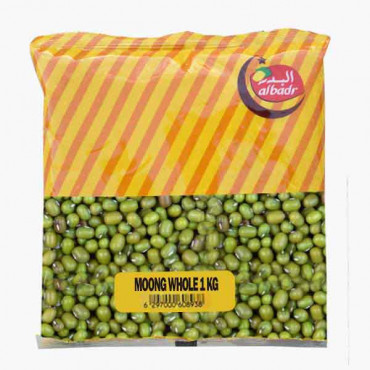 ALBADR MOONG WHOLE 1 KG بوبيا خضراء البدر 1كجم