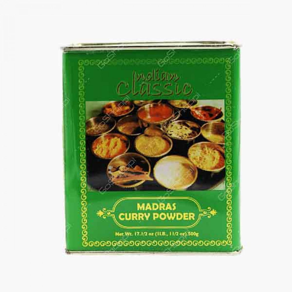 INDIAN CLASSIC MADRAS CURRY POWDER 500 GM مسحوق كاري كلاسيك 500ج