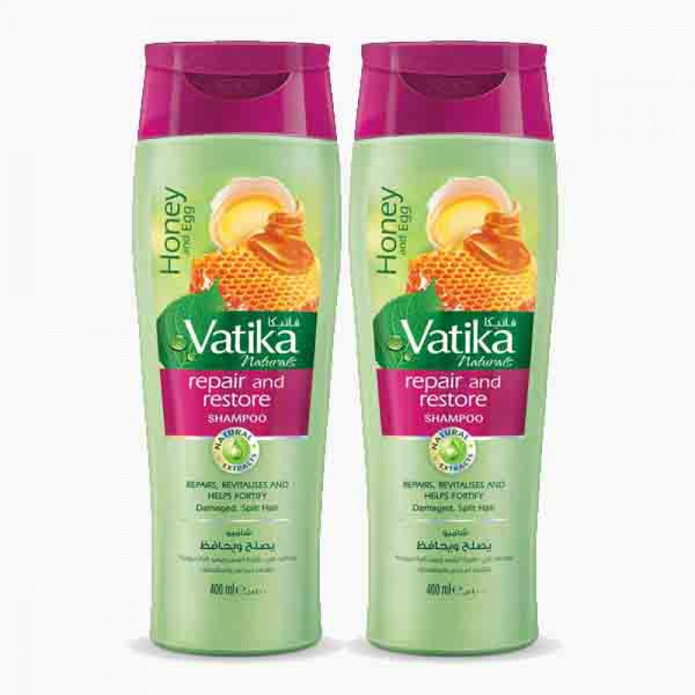 DABUR VATIKA SHAMPOO REP&RESTORE 2X400 ML 0