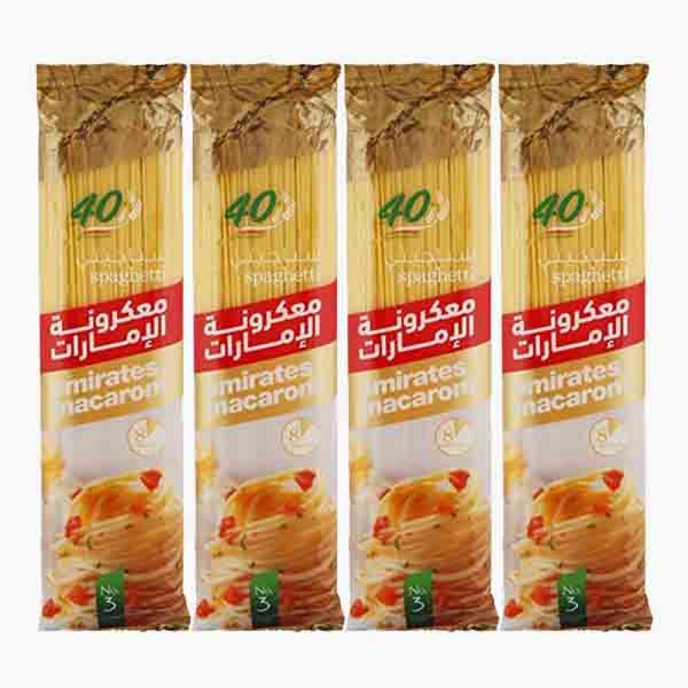 EMIRATES MACARONI SPAGHETTI 4X400GM SPECIAL PRICE 0