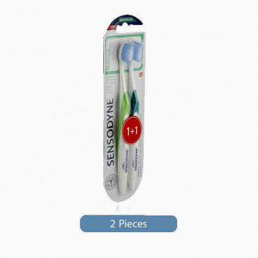 SENSODYNE TOOTHBRUSH MULTI CARE MEDIUM 1+1 FREE سانسوداين فرشاة لاسنان /متوسطة 1+1 مجانا 