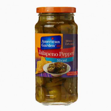 AMERICAN GARDEN JALAPENO PEPPER SLICE 16 OZ جيليبنو ح/كاليفورنيا 16از