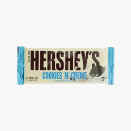 HERSHYEYS COOKIE& CREAME 40 GM هيرشيز كوكيز وقشدة 40 جرام