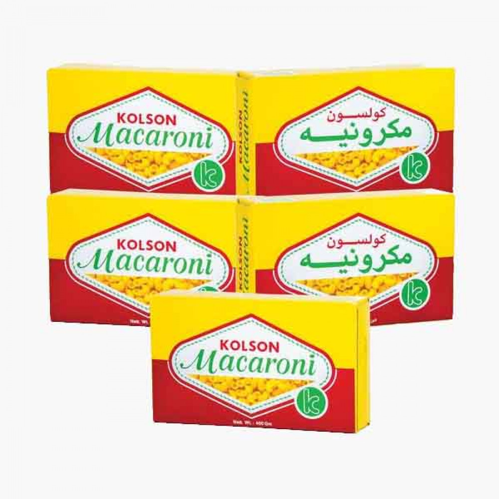 KOLSON MIX MACARONI 400GM (5PCS) معكرونة مشكل كولسن 400جرام(5حبة)