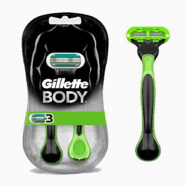 GILLETTE BODY DISPO 3 جيليت شفرات الحلاقة 3 حبات 