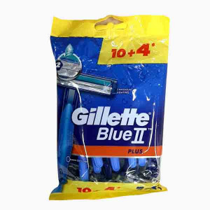 GILLETTE BII+ DISPOSABLES 10+4 موس الحلاقة 10+4..