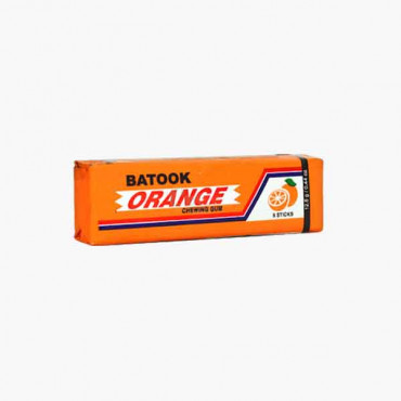 BATOOK CHEWING GUM ORANGE 5'S علكة برتقال باتوك 300جرام