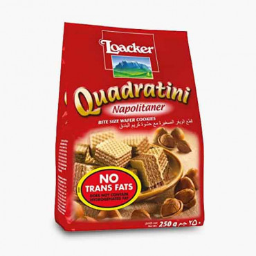 LOACKER QUADRATINI NAPOL 250GM نابول لوكر 250جرام