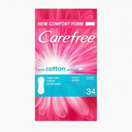 CAREFREE BREATHABLE 34'S كيرفري فوط صحية بريثابل 34 حبة