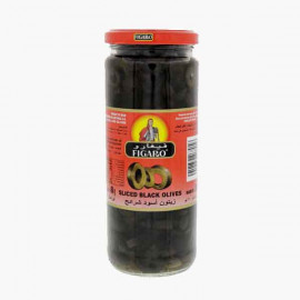 FIGARO SLICED OLIVES BLACK 230GM زيتون اسود شرائح فيجارو 230جرام