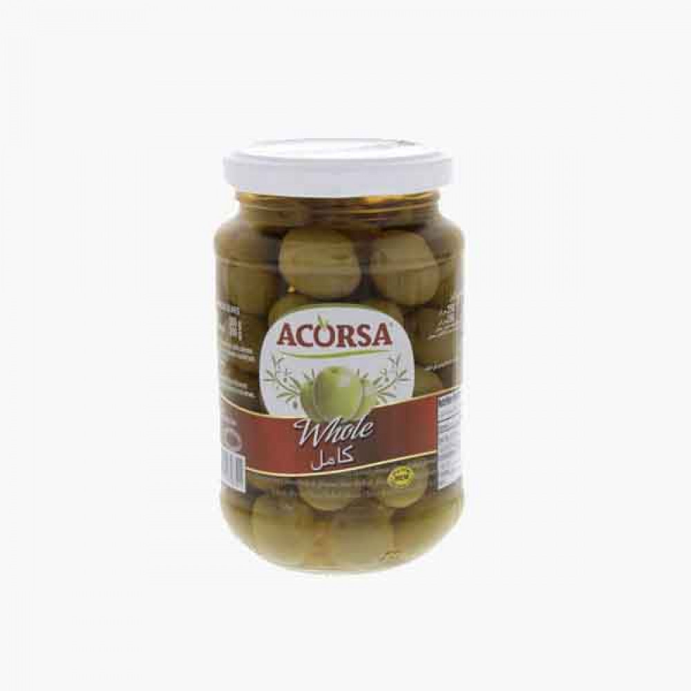 ACORSA OLIVES GREEN STUFED 200 GM زيتون اخضر اكورزا 200جرام