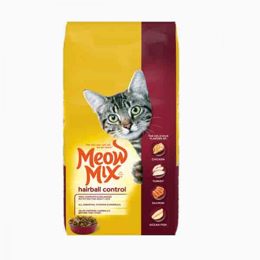 MEOWMIX HAIRBALL CONTROL BAG 600 GM اكل القطط مياو ميكس 600 غرام 