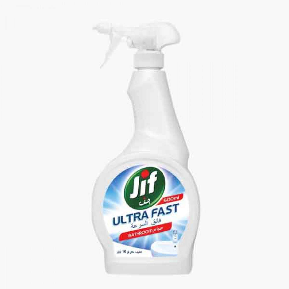 JIF ULTRA FAST BATH SPRAY 500 ML جف منظف الحمام بخاخ 500 مل 