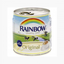 RAINBOW EVAPORATED MILK VITAMIN D 170GM رينبو حليب مع فيتامين دي 170 جرام