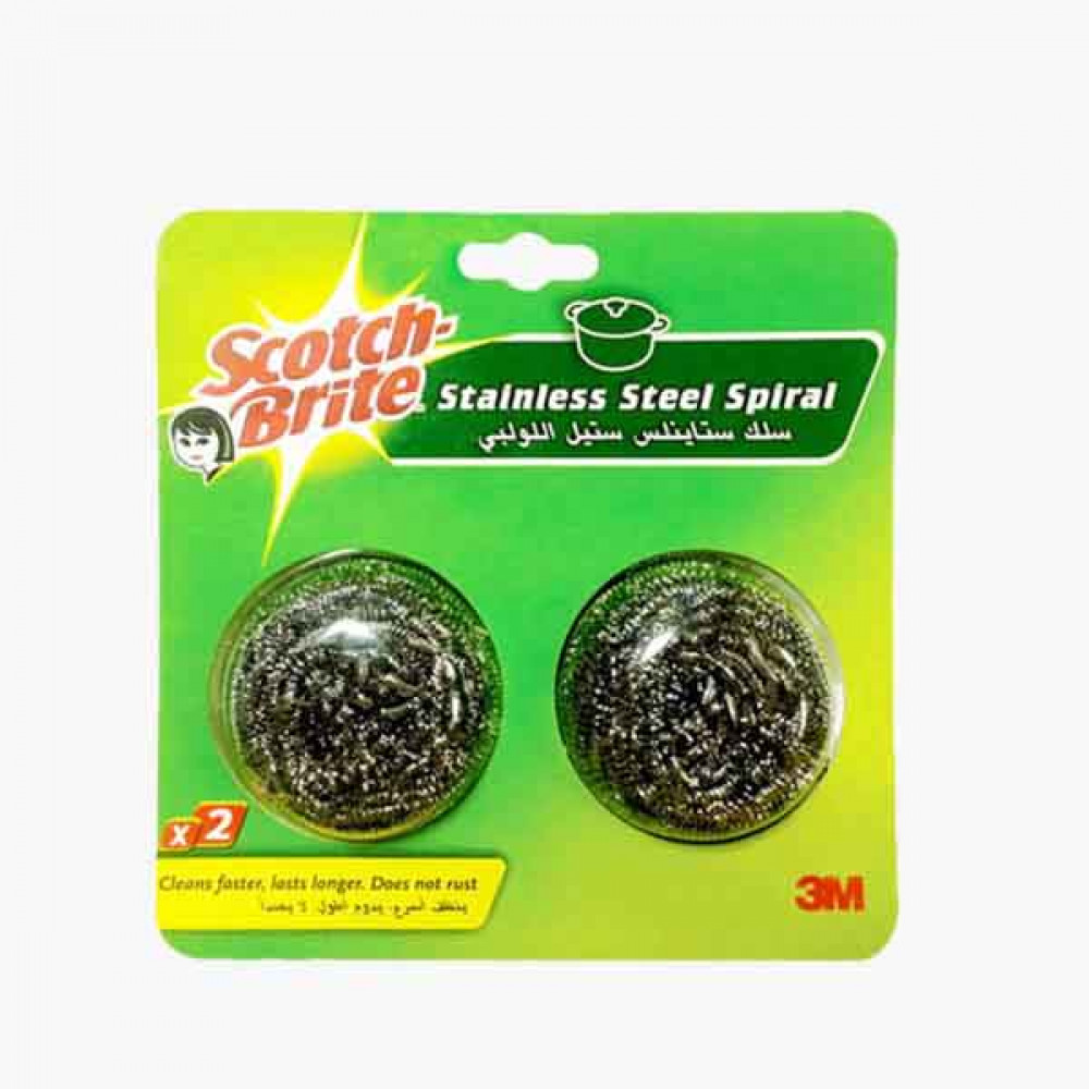 3M SCOTCHBRITE METALLIC SPIRALS 2S 0