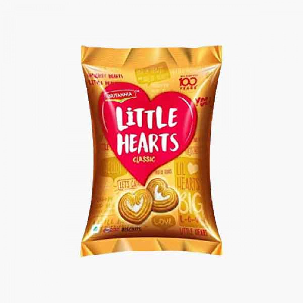 BRITANNIA BISCUITS LITTLE HEARTS 50.5 GMS بسكويت بريتانيا 75جرام