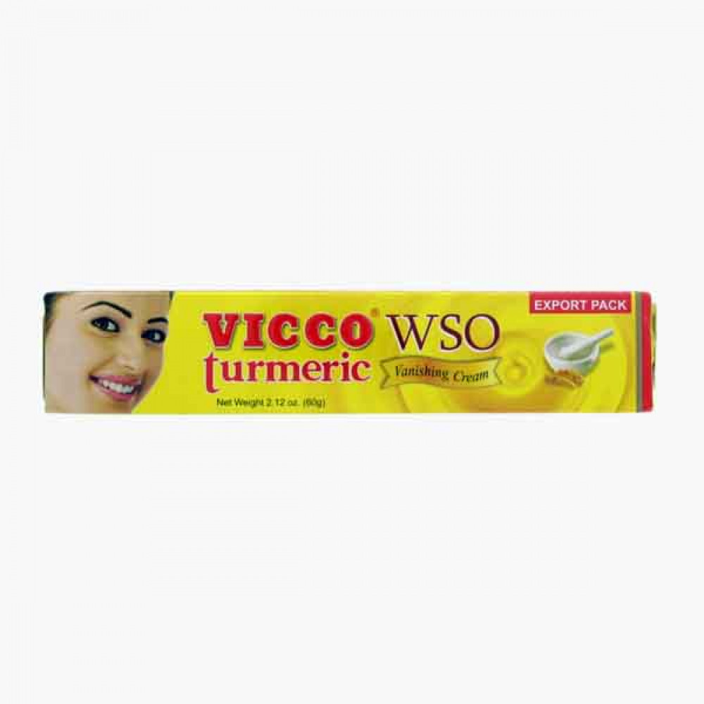 VICCO TURMERIC VANISHING CREAM W/OUT S.OIL 60GM 0