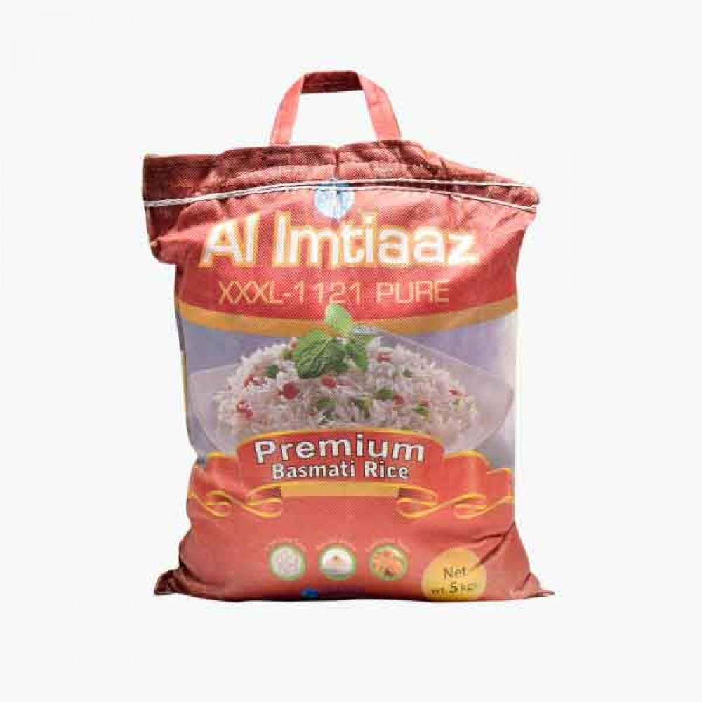 AL IMTIAZ XXL BASMATI RICE 5KG ارز بسمتي الامتياز5كجم