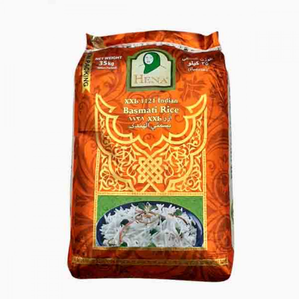 HENA 1121 BASMATI RICE 35 KG أرز بسمتي 35 كغ 