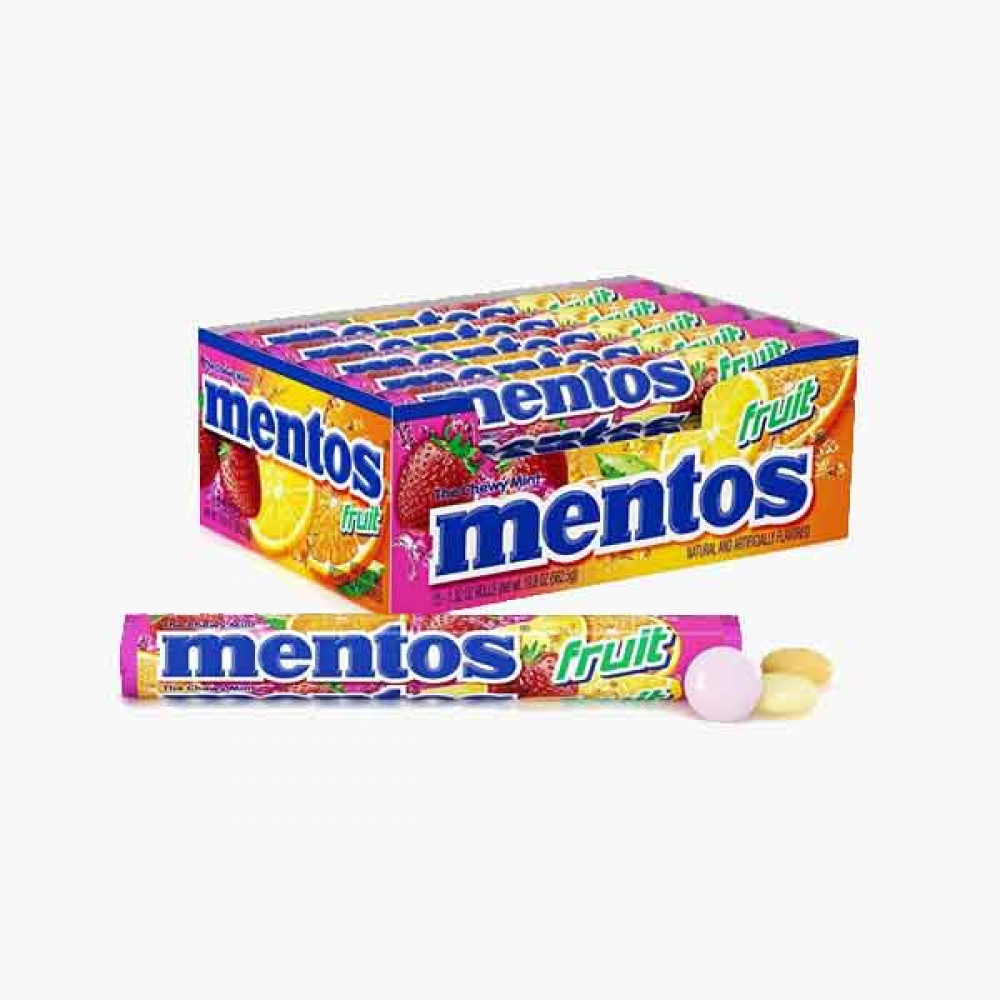 MENTOS CHEWING GUM RAINBOW 14P ميندوس جوم 14