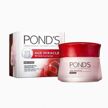 PONDS AGE MRCLE NGHTCRM NLTM AR 50ML بوندس كريم العناية الليلي 50 غم 