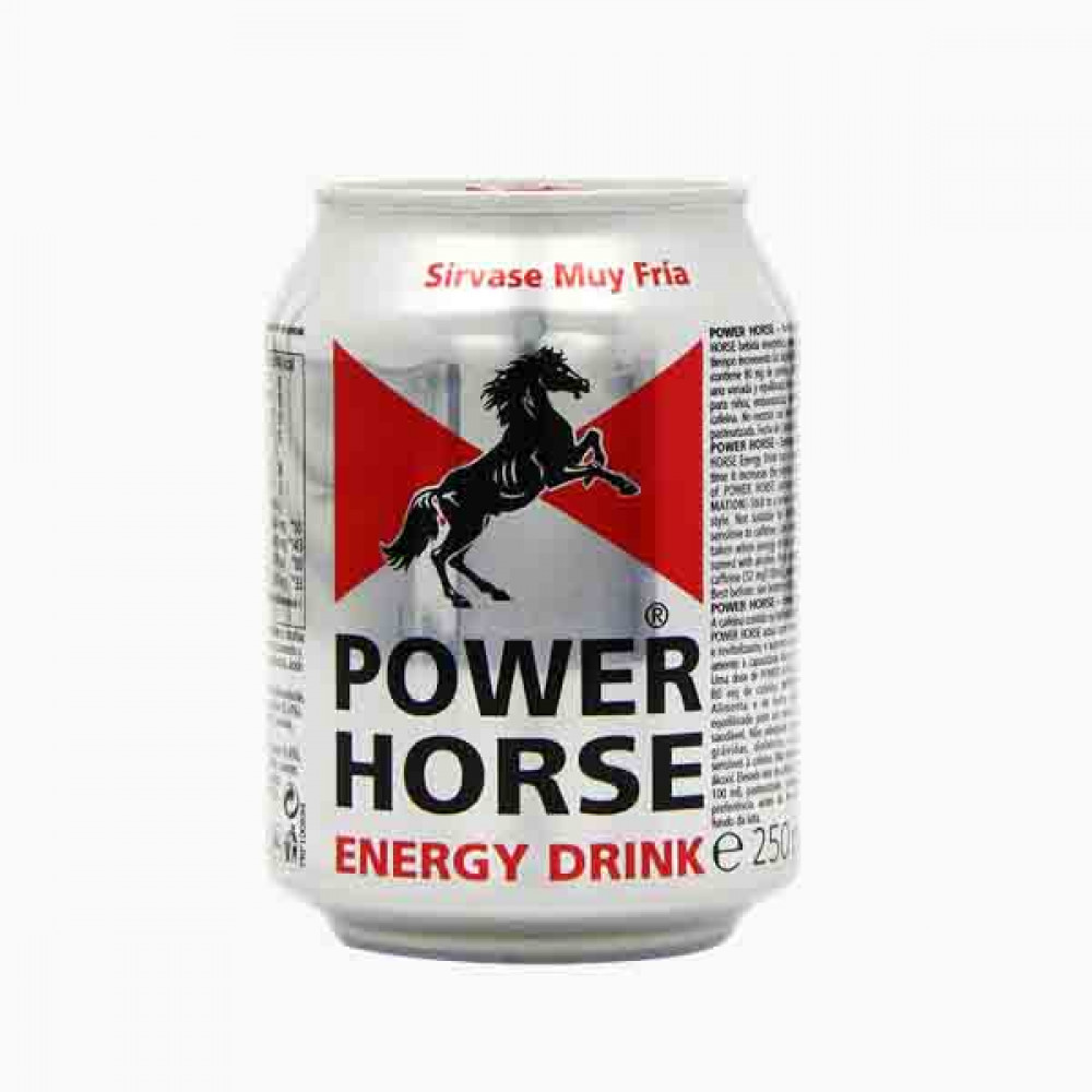 POWER HORSE ENERGY DRINK CAN 250ML باور هورس زجاجة شراب الطاقة 250 مل 