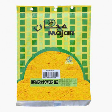 MAJAN TURMERIC POWDER 1KG كركم مطحون مجان 1كجم