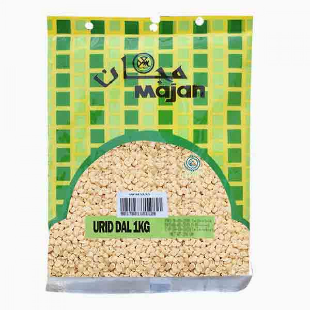 MAJAN URID DAL 1KG عدس ابيض مجان 1كجم