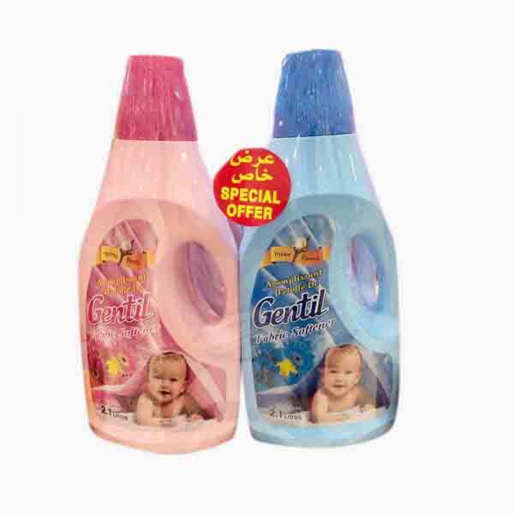 GENTIL FABRIC SOFTNER 2X2.1 LTR OFFER 0