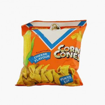 AL MUDHISH CORN CONES CHEESE FLAV.15GM بطاطس كون المدهش 15جرام