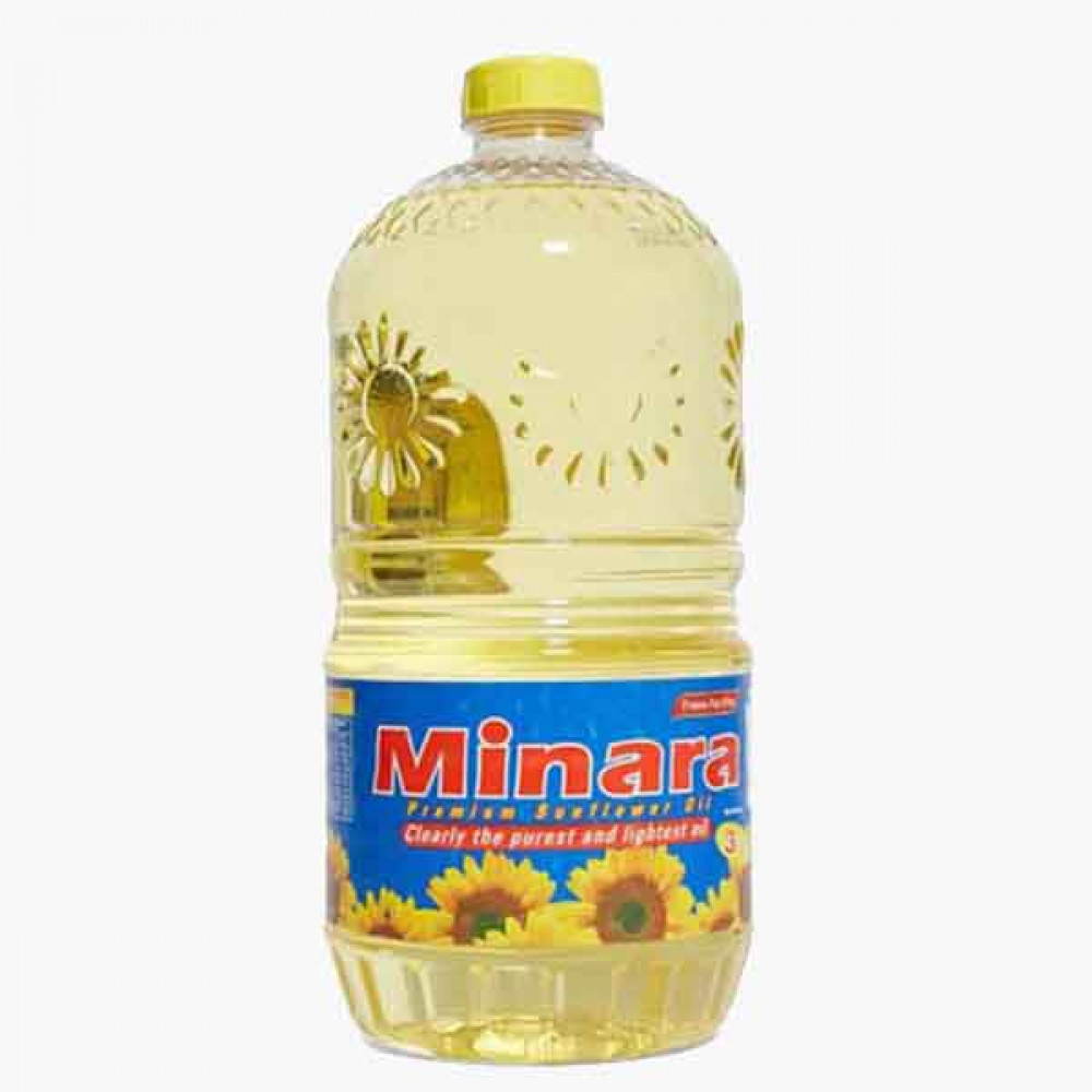 MINARA PURE SUNFLOWER OIL 3LTR زيت نقي دوار الشمس مينارا 3لتر