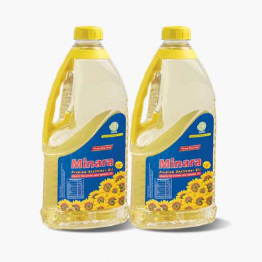 MINARA FRYING OIL 2X1.8LTR زيت قلي مينارا 2×1.8لتر